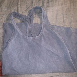 Blue Luluemon tank Size 8